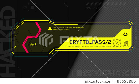 Cyberpunk decal. Vector sticker, label in futuristic style. Sci fi signs, inscriptions and symbols. Cyberpunk decal. Vector sticker, label in futuristic style. Sci fi signs, inscriptions and symbols. 99553899