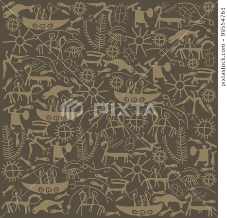 Shaman brown background Shaman brown background 99554763