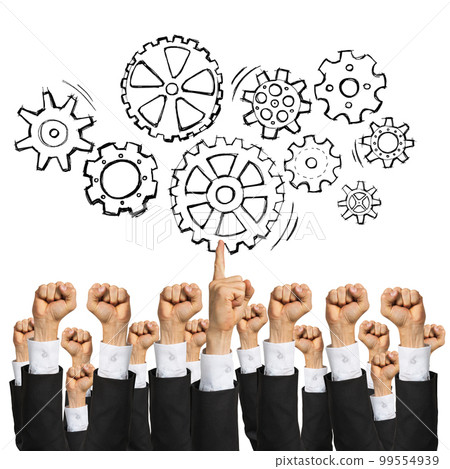 Business and teamwork concept Business and teamwork concept 99554939