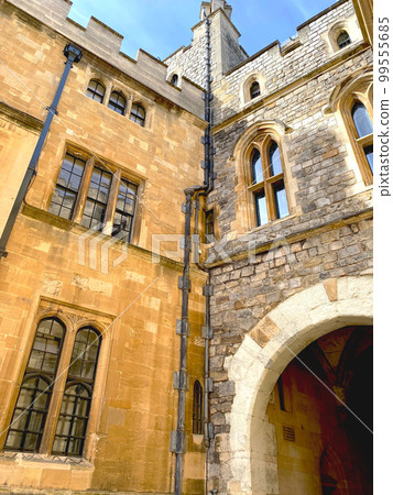 A castle-like building on the grounds of Windsor Castle, the official residence of the British monarch on the outskirts of London A castle-like building on the grounds of Windsor Castle, the official residence of the British monarch on the outskirts of London 99555685