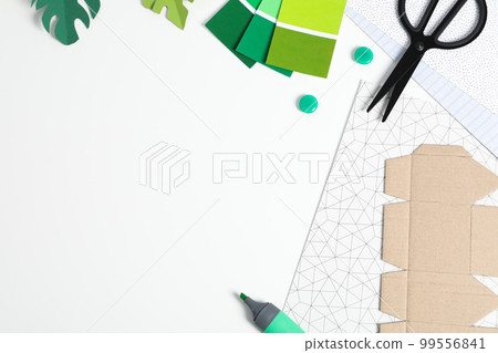 Concept of different stationery supplies and accessories 99556841