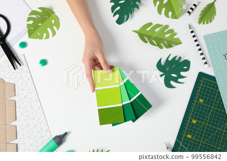 Concept of accessories for patchwork, cutting mat 99556842