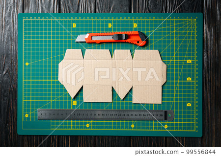 Concept of accessories for patchwork, cutting mat 99556844