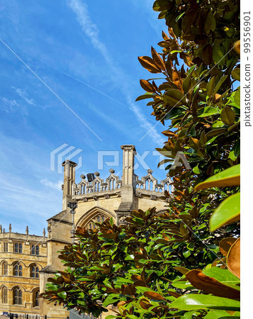 Fairy tale grounds of Windsor Castle, the official residence of the British monarch in the suburbs of London 99556901