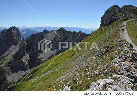 View from Karwendel mountain, Mittenwald, Germany View from Karwendel mountain, Mittenwald, Germany 99557568