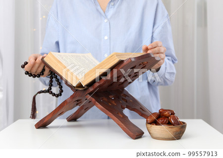Concept of Muslim holy month Ramadan Kareem Concept of Muslim holy month Ramadan Kareem 99557913