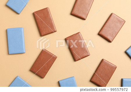 Concept of tasty food, chocolate, top view 99557972