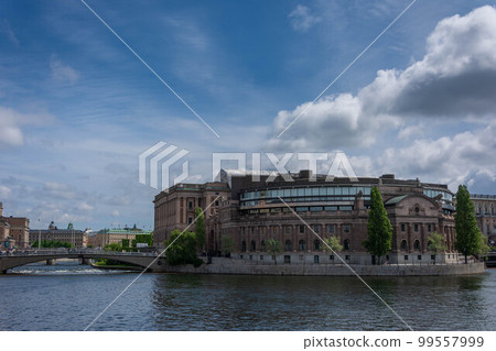 North West view on the Parliament House Riksdagshuset North West view on the Parliament House Riksdagshuset 99557999