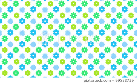 Light blue and light green Heisei retro floral pattern 16:9 simple retro Light blue and light green Heisei retro floral pattern 16:9 simple retro 99558739