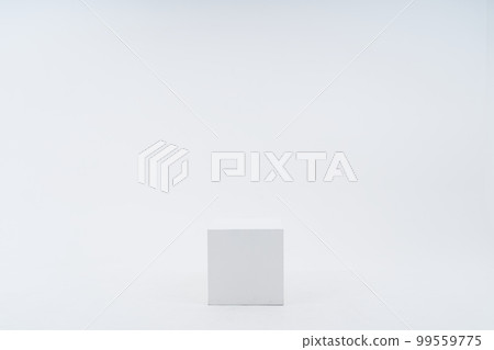 white box in white room white box in white room 99559775
