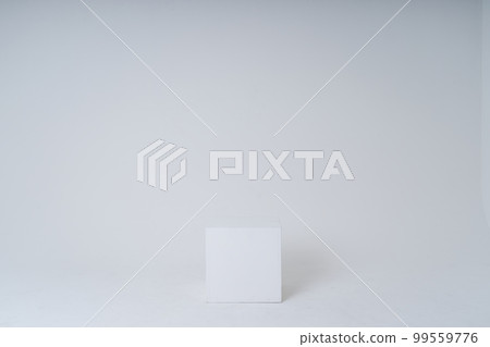 white box in white room white box in white room 99559776