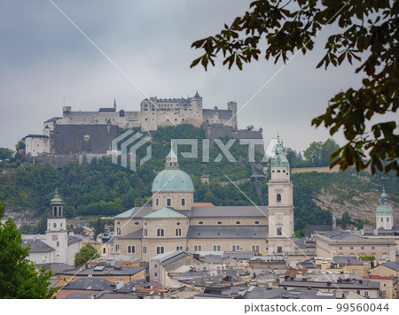 Salzburg Austria inner city with churches Salzburg Austria inner city with churches 99560044
