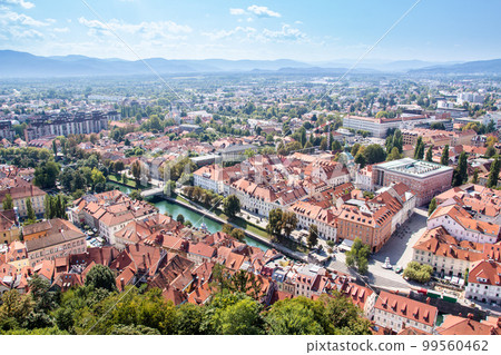Cityscape of Ljubljana, in Slovenia Cityscape of Ljubljana, in Slovenia 99560462