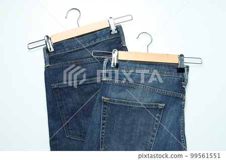 Concept of jeans, casual clothes concept, jeans as daily wear 99561551