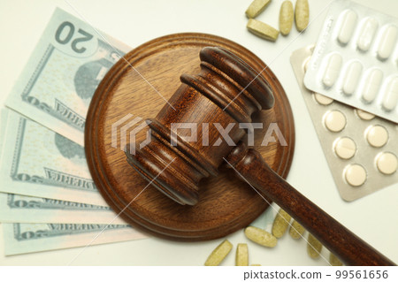 Concept of corruption in medicine, illegal money making in medicine Concept of corruption in medicine, illegal money making in medicine 99561656
