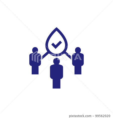 access to clean water icon on white 99562020