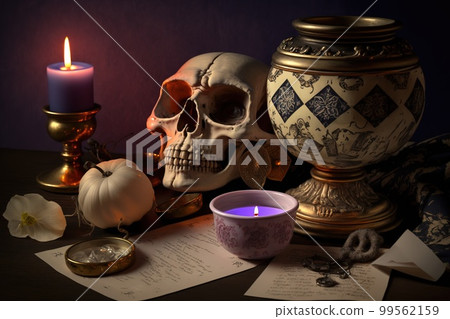 Occultism and fortunetelling. Generative Ai image Occultism and fortunetelling. Generative Ai image 99562159