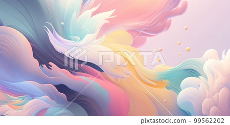 Abstract bright colorful pastel background. Generative Al image Abstract bright colorful pastel background. Generative Al image 99562202