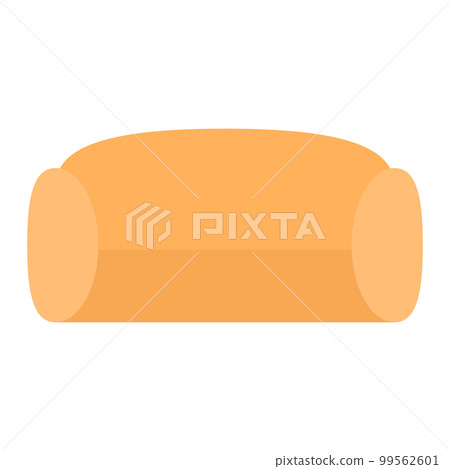 Sofa flat icon. 99562601