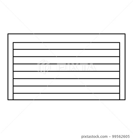 Garage roller. Closed garage door. 99562605