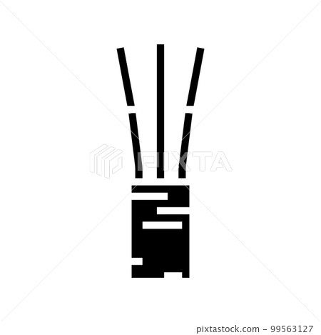 non metallic sheathed wire cable glyph icon vector illustration 99563127