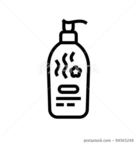 spa cream cosmetic line icon vector illustration 99563298