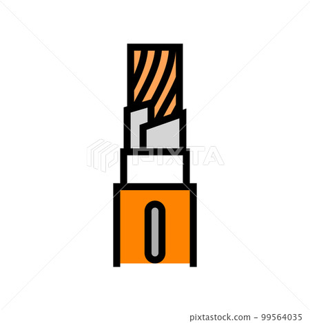 fire resistant cable wire color icon vector illustration fire resistant cable wire color icon vector illustration 99564035