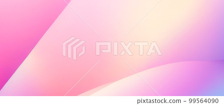 Soft colorful background with gradient pastel color palette. Abstract modern background. Illustration for banner, presentation template, wallpaper, text place and social media. Abstract geometric 99564090