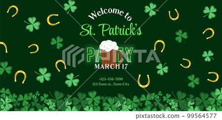 Saint Patrick's Day Banner 99564577