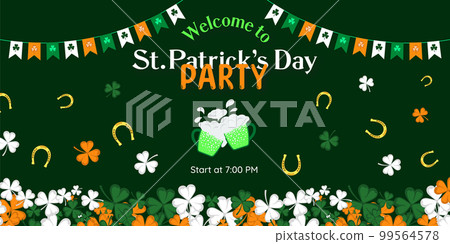 Saint Patrick's Day Banner 99564578