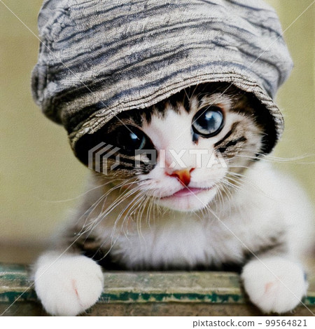 Little Cat with a hat 99564821