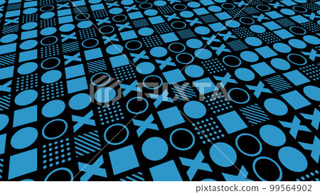 Repeating pattern of geometric shapes abstract background Repeating pattern of geometric shapes abstract background 99564902