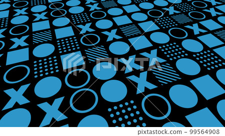 Repeating pattern of geometric shapes abstract background Repeating pattern of geometric shapes abstract background 99564908