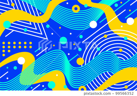 Colorful flowing blend line abstract background. Colorful flowing blend line abstract background. 99566352