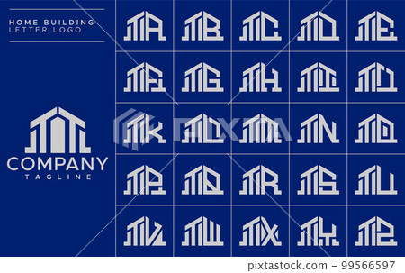 House TT T letter logo design vector 99566597