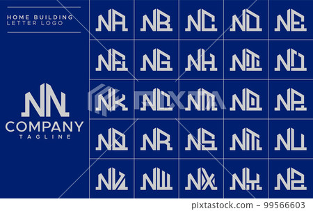 House NN N letter logo design vector 99566603