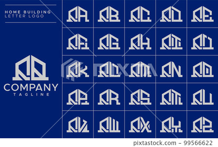 House QQ Q letter logo design vector House QQ Q letter logo design vector 99566622