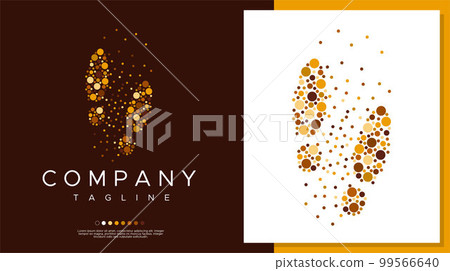 Abstract circle decorative footstep logo design. Abstract circle decorative footstep logo design. 99566640