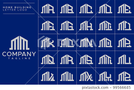House MM M letter logo design vector House MM M letter logo design vector 99566685