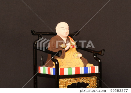Buddha statue of Kobo Daishi Kukai coloring 6 Buddha statue of Kobo Daishi Kukai coloring 6 99568277