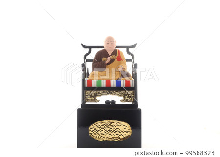 Buddha statue of Kobo Daishi Kukai coloring 12 99568323