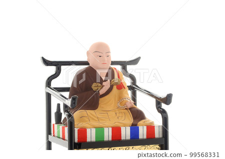 Buddha statue of Kobo Daishi Kukai colored 20 99568331