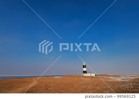 Cape Notoro Lighthouse and Drift Ice Abashiri City 99569125