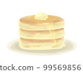 Pancake hot cake hand-drawn illustration 99569856
