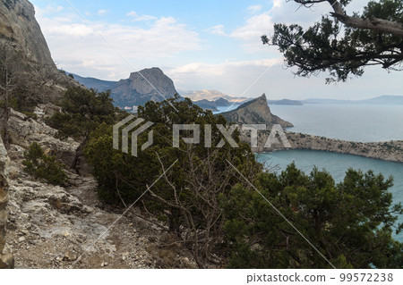 Top view of Mount Koba-Kaya from Karaul-Oba mountain. Crimea Top view of Mount Koba-Kaya from Karaul-Oba mountain. Crimea 99572238