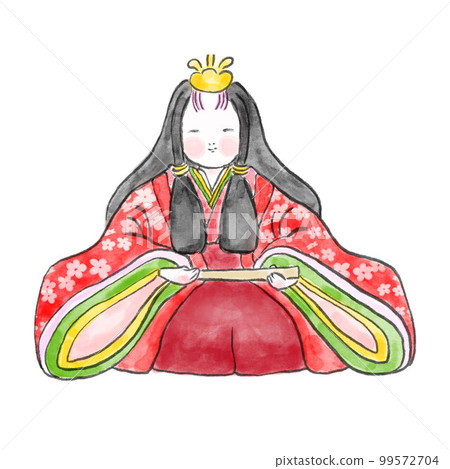 Hina-sama 水彩風格插圖 99572704