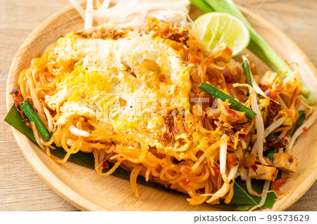 Pad Thai - stir fried noodles in Thai style with egg Pad Thai - stir fried noodles in Thai style with egg 99573629