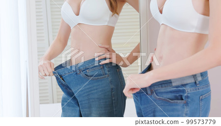 woman weight loss concept woman weight loss concept 99573779