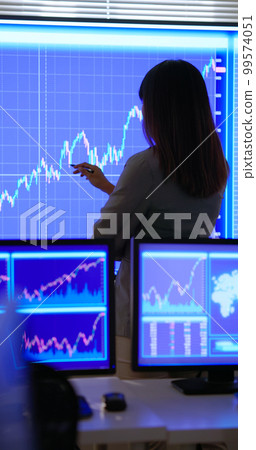 Stock market analyst Stock market analyst 99574051