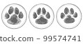 Paws Stamp Footprints 99574741